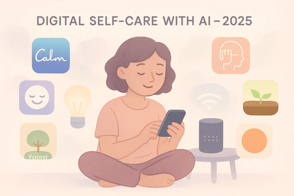 Guide on building a digital self-care routine with AI tools in 2025