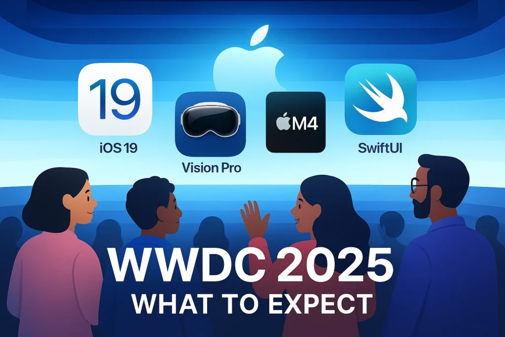 WWDC 2025 highlights including iOS 19, Vision Pro 2, and new MacBooks
